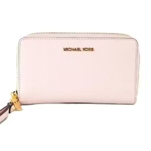 Michael Kors Powder Blush Jet Set Pink Wallet/Wristlet